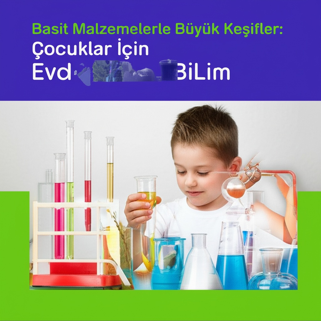 Basit Malzemelerle Büyük Keşifler: Çocuklar İçin Evde Bilim
