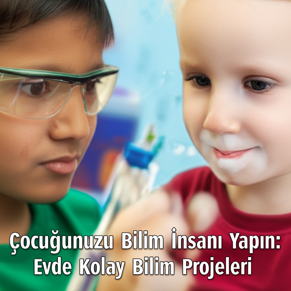 Çocuğunuzu Bilim İnsanı Yapın: Evde Kolay Bilim Projeleri