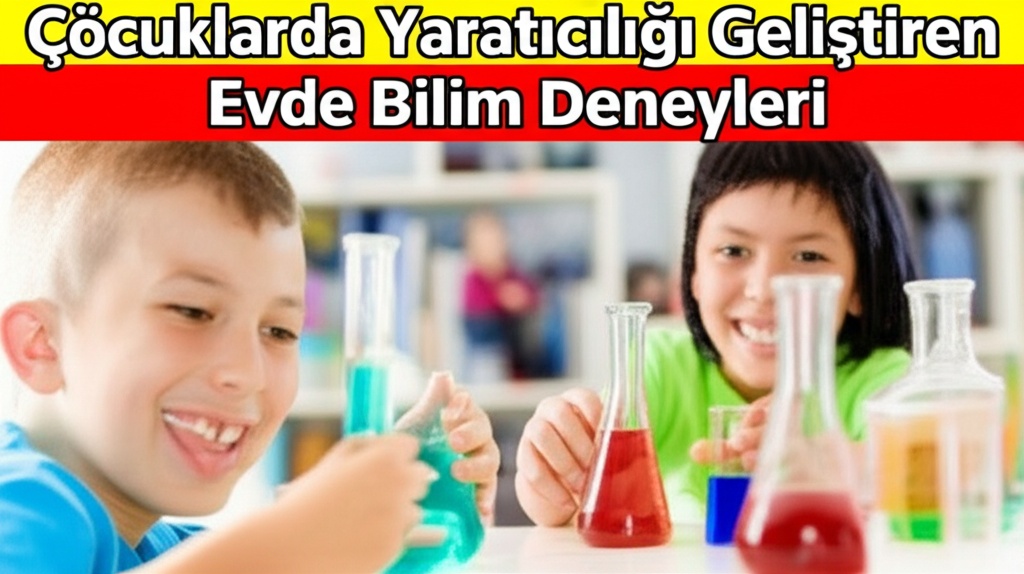 Çocuklarda Yaratıcılığı Geliştiren Evde Bilim Deneyleri