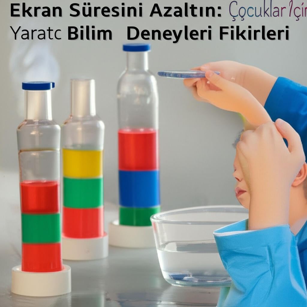 Ekran Süresini Azaltın: Çocuklar İçin Yaratıcı Bilim Deneyleri Fikirleri