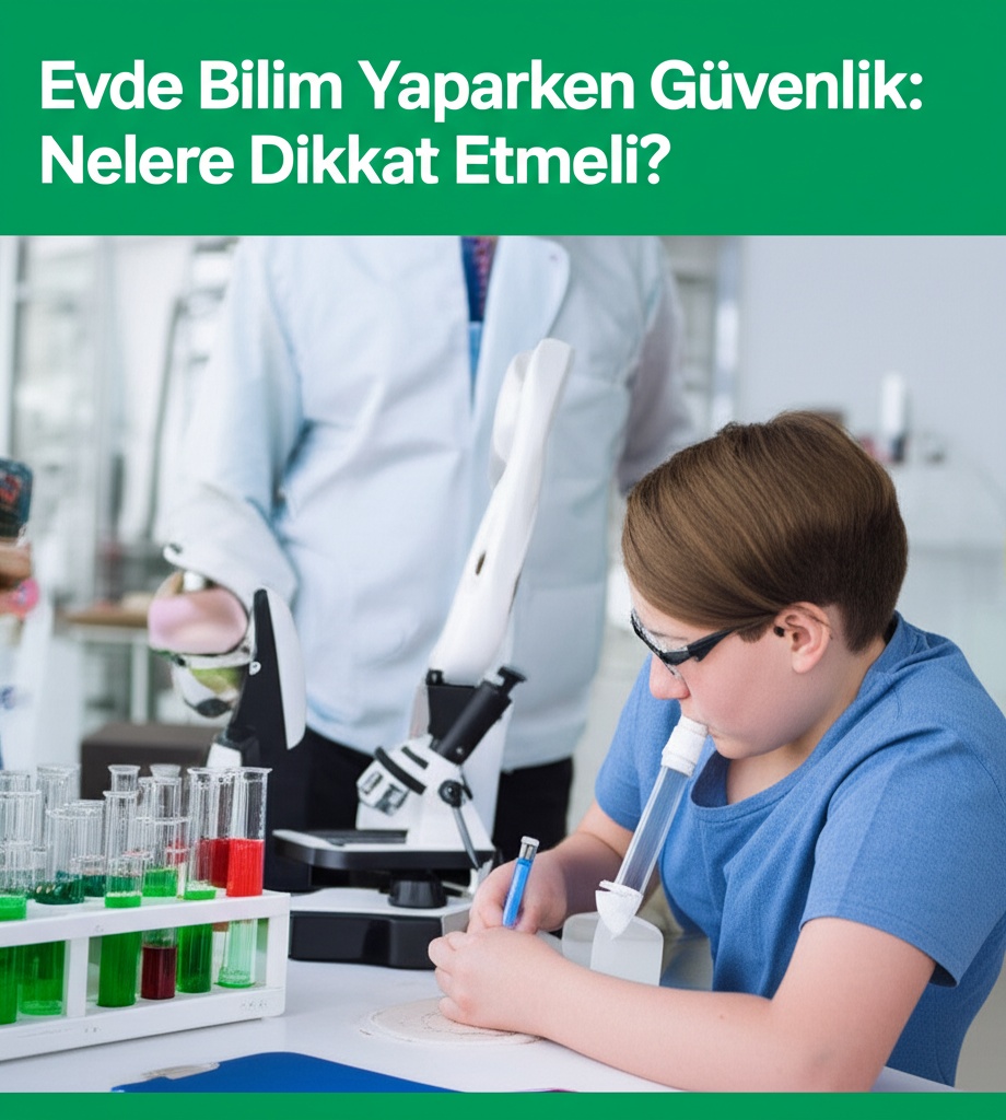 Evde Bilim Yaparken Güvenlik: Nelere Dikkat Etmeli?