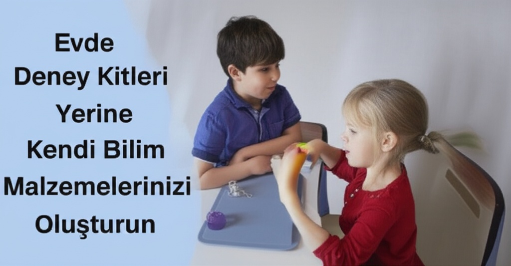Evde Deney Kitleri Yerine Kendi Bilim Malzemelerinizi Oluşturun