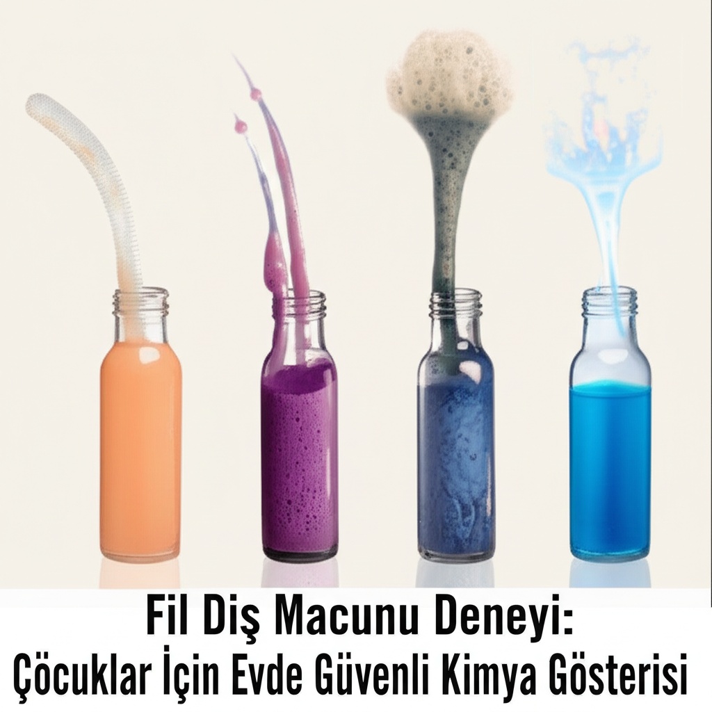 Fil Diş Macunu Deneyi: Çocuklar İçin Evde Güvenli Kimya Gösterisi