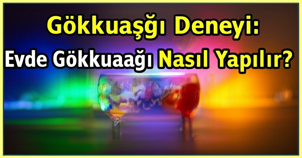 Gökkuşağı Deneyi: Evde Gökkuşağı Nasıl Yapılır?