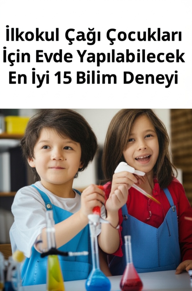 İlkokul Çağı Çocukları İçin Evde Yapılabilecek En İyi 15 Bilim Deneyi