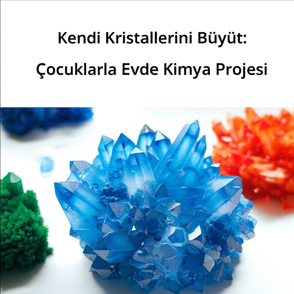 Kendi Kristallerini Büyüt: Çocuklarla Evde Kimya Projesi