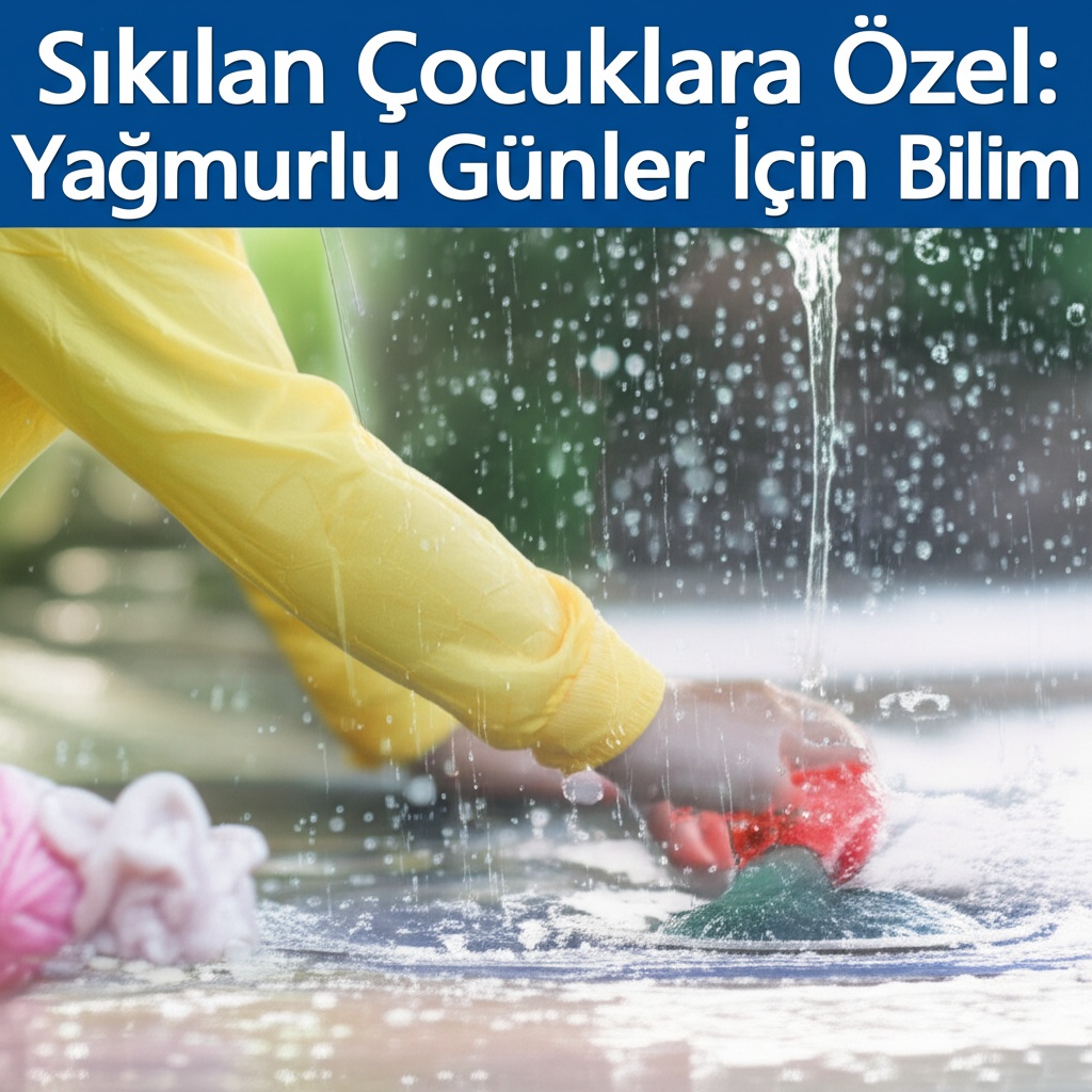 Sıkılan Çocuklara Özel: Yağmurlu Günler İçin Bilim Deneyleri