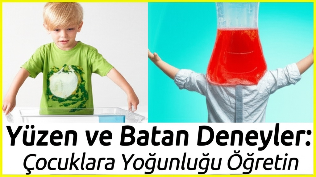 Yüzen ve Batan Deneyler: Çocuklara Yoğunluğu Öğretin